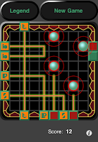 Finished game showing revealed targets